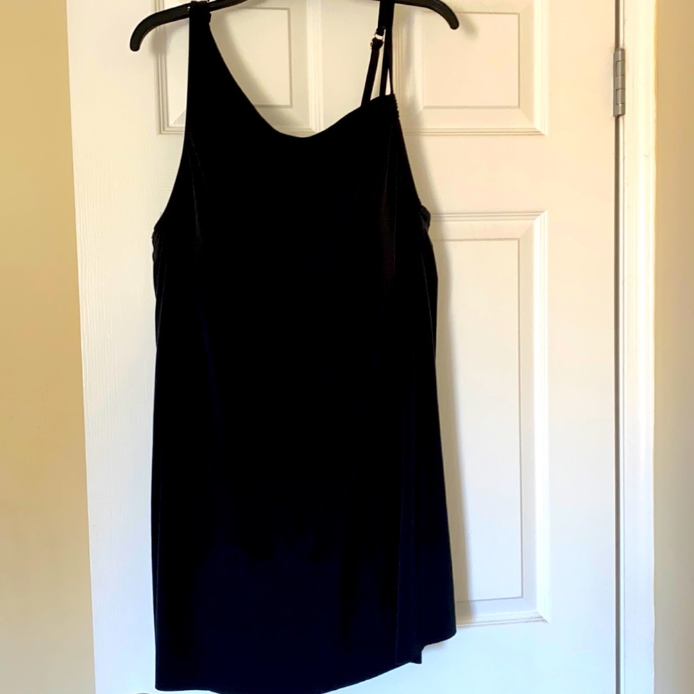 Black Swim Dress one piece “Trimshaper”